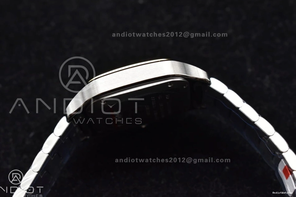 SmartLinks YG 1:1 1096 on Cartier SS MIYOTA YG Best V 35mm Bracelet 9015 BVF SS Dial Edition StreetReady de Santos White 0513